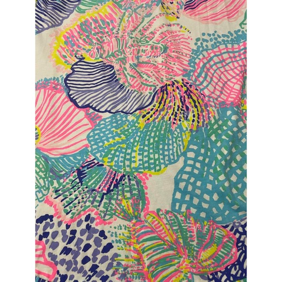 LILLY PULITZER Womens Multi Color Roar Of The Sea Ali Dress Sz XS - Picture 6 of 12